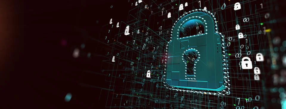 Data structure and information tools for networking business and cyber securi 스톡 일러스트