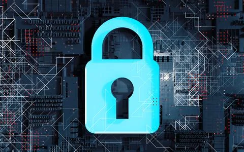 Data structure and information tools for networking business and cyber securi Stock Illustration