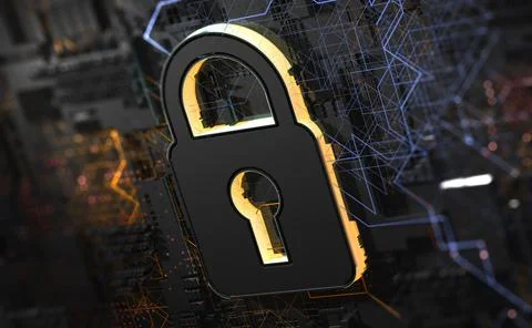 Data structure and information tools for networking business and cyber securi Stock Illustration