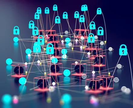Data structure and information tools for networking business and cyber secu.. イラスト素材