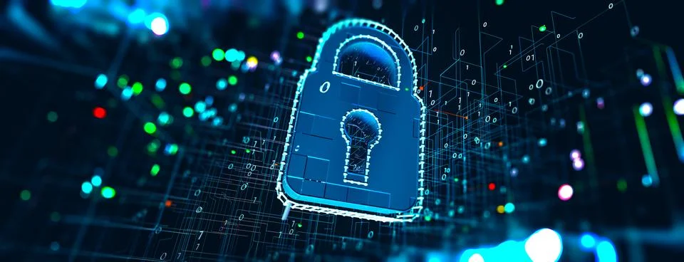 Data structure and information tools for networking business and cyber secu.. 库存插图