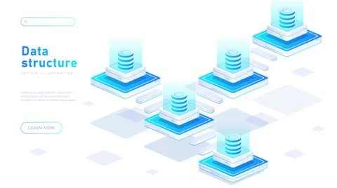 Data structure concept Stock Illustration