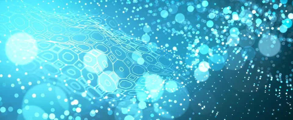 Data structure. Encryption. Technological background. Machine learning. Dat.. Stock Illustration