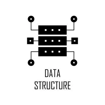 Data structure icon. Element of Web Development for mobile concept and web apps Illustrazione stock