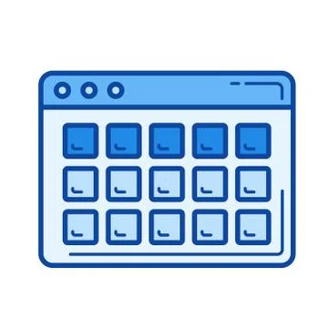 Data structure line icon. Stock Illustration