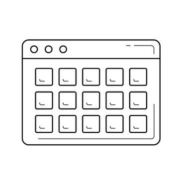 Data structure line icon. イラスト素材