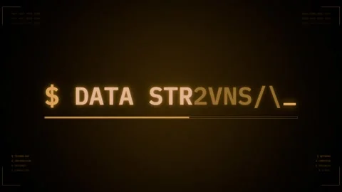 Data structure terminal console animation seamless loop Stock Footage 347718505