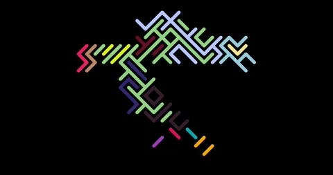Data Style Diagonal Graphics Build Croatia Map Video stock 326833782