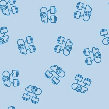 Data synchronization cloud computing line vector seamless pattern Stock Illustration