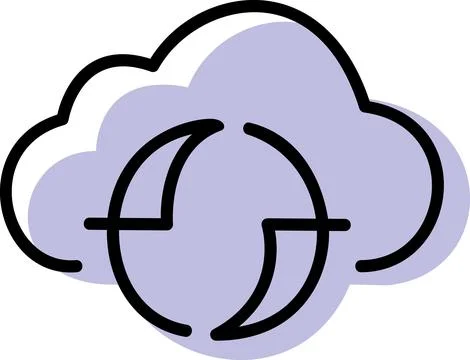 Data synchronization exchange and refresh icon Stock Illustration