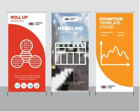 Data, Table for data, Pie graphic comparison roll up Stock Illustration