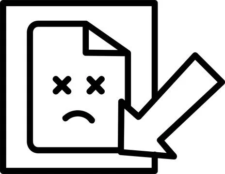 Data Table Line Icon Design Stock Illustration