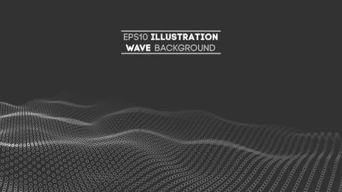 Data technology abstract futuristic illustration . Low poly shape with Illustrazione stock