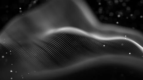 Data technology abstract futuristic illustration . Low poly shape with Illustrazione stock