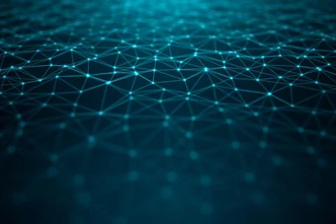 Data technology, abstract global network. Global connecting, network connection Stock Illustration