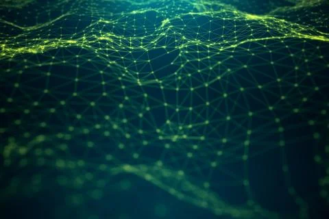 Data technology, abstract global network. Global connecting, network connection Stock-Illustration