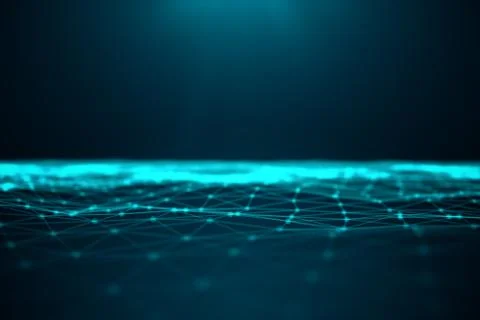 Data technology, abstract global network. Global connecting, network connection Stock Illustration