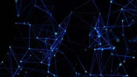 Data technology and scientific illustration. Abstract motion background. Stock-Footage 155345756