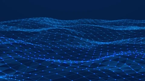 Data technology and scientific illustration. Abstract motion background. 4K Stock Footage 283000428