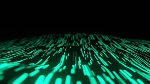 Data technology background. Big data visualization. Matrix style. Stock Footage 194447473