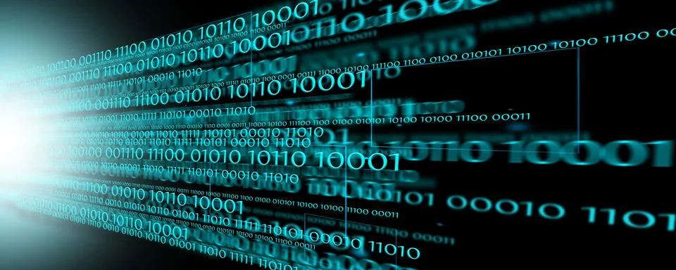 Data technology background. Big data visualization Stock Illustration