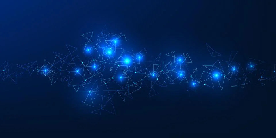 Data technology background showing connection through global network system.. 스톡 일러스트