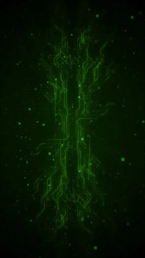 Data technology Big data visualization Flow code Matrix Flow background Stock Footage 312578545