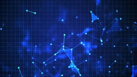 Data technology digital background. Plexus connection abstract global network. Stock Illustration