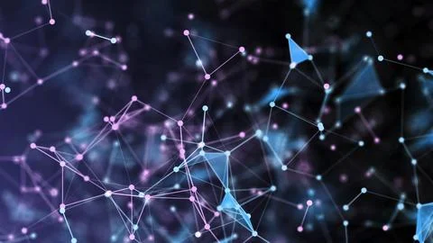 Data technology digital background. Plexus connection abstract global network. Stock Illustration