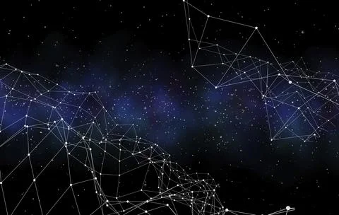 Data technology digital background. Technology connection abstract global Stock Illustration