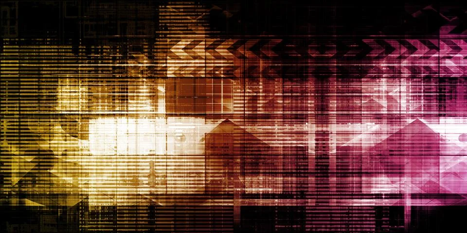 Data Technology 스톡 일러스트