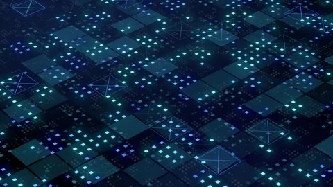 Data technology network connections concept, digital online finance abstrac.. Stock Footage 273569630