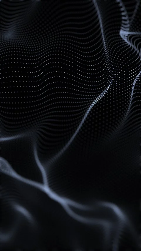 Data Technology Particles Mesh Background Vertical Video Loop Stock Footage 212392131
