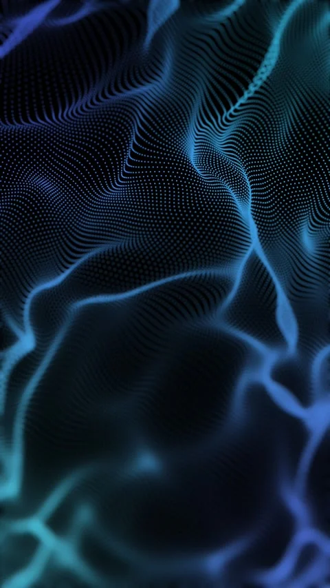 Data Technology Particles Mesh Background Vertical Video Loop Stock Footage 212392206