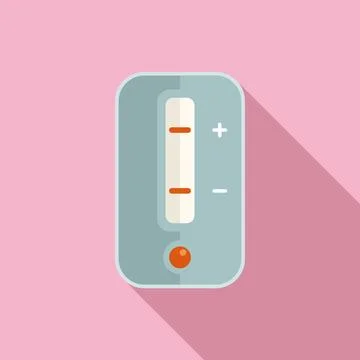 Data test icon flat vector. Sample clinic Illustrazione stock