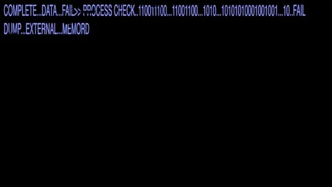 Data text computer distortion Stock Footage 72127628