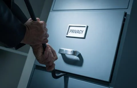 Data theft and security Stock-Fotos