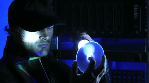 Data theft DVD - 10 Stock Footage 11606620