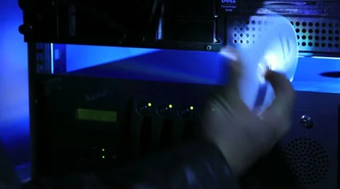 Data theft DVD - 3 Stock-Footage 11606642