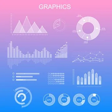 Data Tools Finance Diagram and Graphic イラスト素材