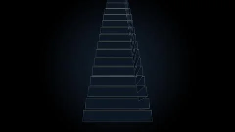 Data tower building layer by layer, 4K data illustration Stockillustratie