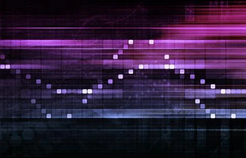 Data tracking Stock Illustration