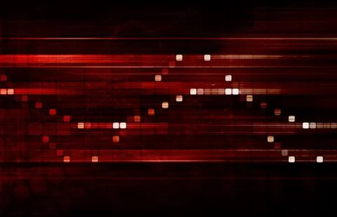 Data tracking Stock Illustration