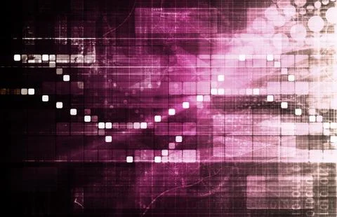 Data tracking Stock Illustration