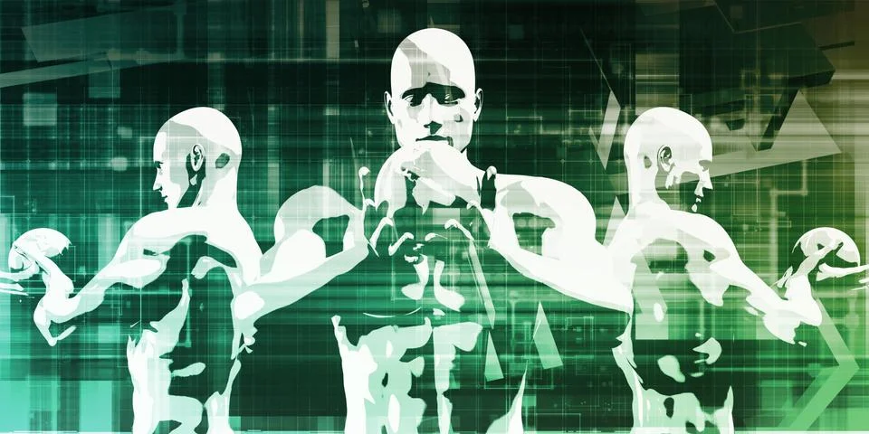 Data Tracking Stock Illustration