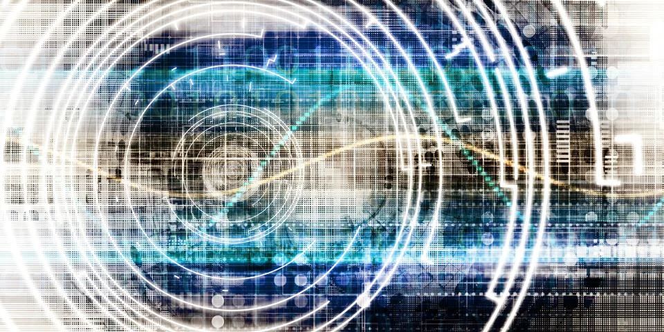Data Tracking Stock Illustration