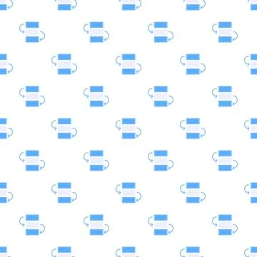 Data transfer and synchronization server seamless pattern Ilustración de archivo