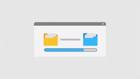Data transfer animation, motion graphic Stock Footage 294472103
