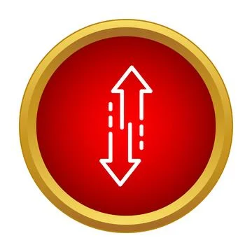 Data transfer arrows moving up and down イラスト素材