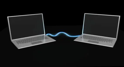 Data transfer concept Stockillustratie